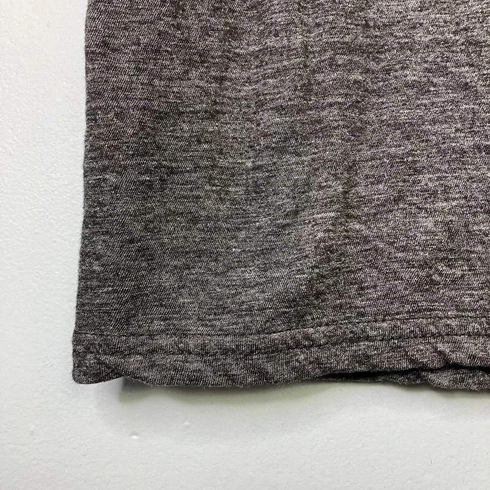 The Rolling Stones Bravado Distressed Tongue Logo Band Tee Heathered Gray Size L - Picture 5 of 11